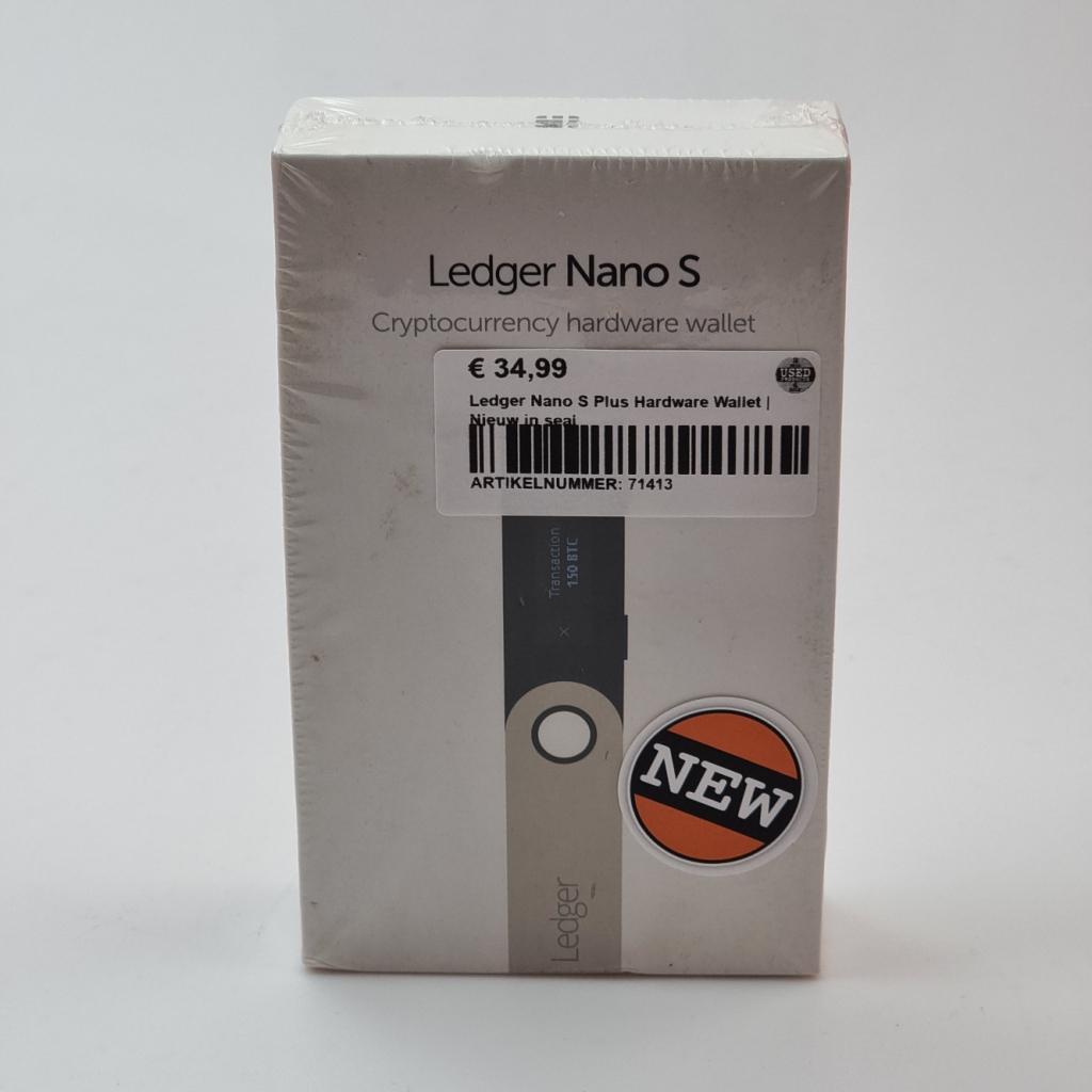 Ledger Nano S Plus Hardware Wallet | Nieuw in seal, Computers en Software, USB Sticks, Nieuw