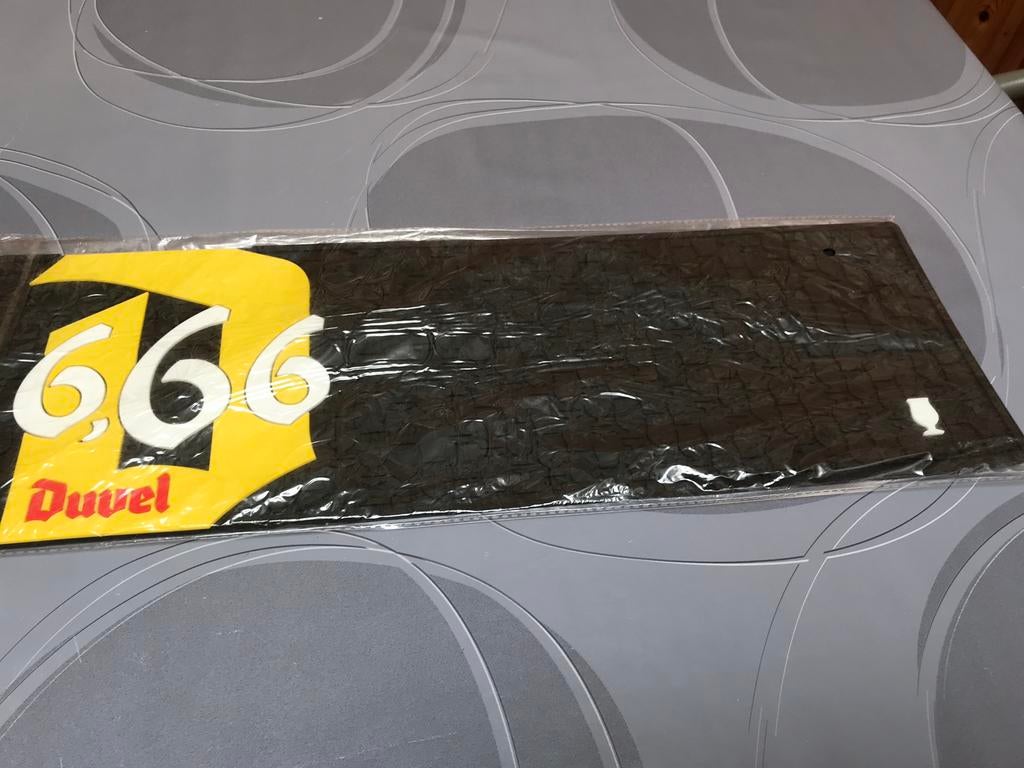 Duvel 6,66% rubberen barmat, 3voor 35€, Verzamelen, Ophalen of Verzenden, Nieuw, Overige typen