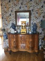 Italiaanse orgelgebogen ladenkast met zwart marmeren blad, Ophalen