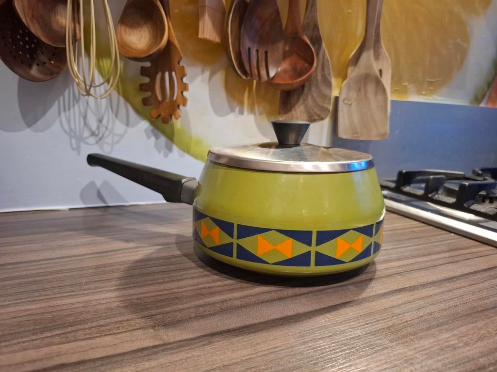 Vintage Brabantia steelpan | Batique decor, Ophalen of Verzenden, Rvs