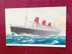 Ansichtkaart Cunard R.M.S Queen Mary, Verzamelen, Ophalen of Verzenden, Kaart, Foto of Prent
