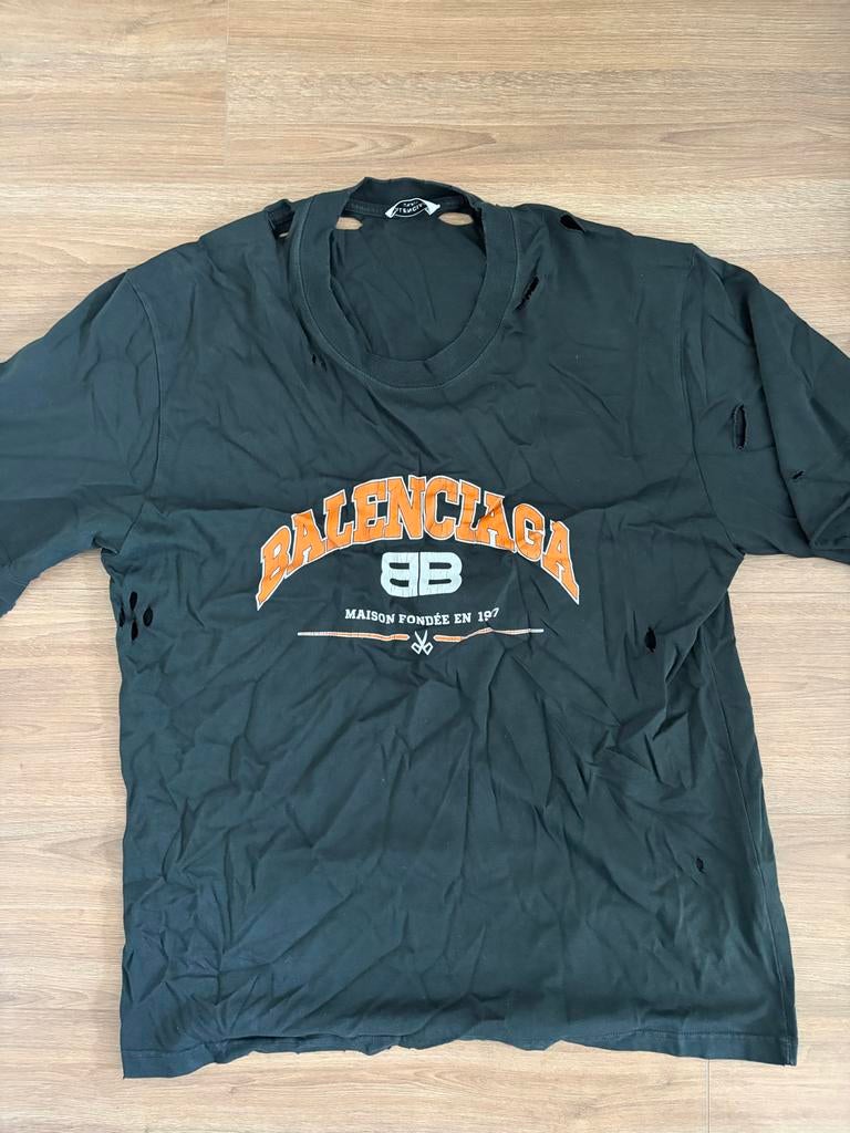 Balenciaga T-shirt, Kleding | Heren, T-shirts, Ophalen of Verzenden, Gedragen, Overige maten, Zwart