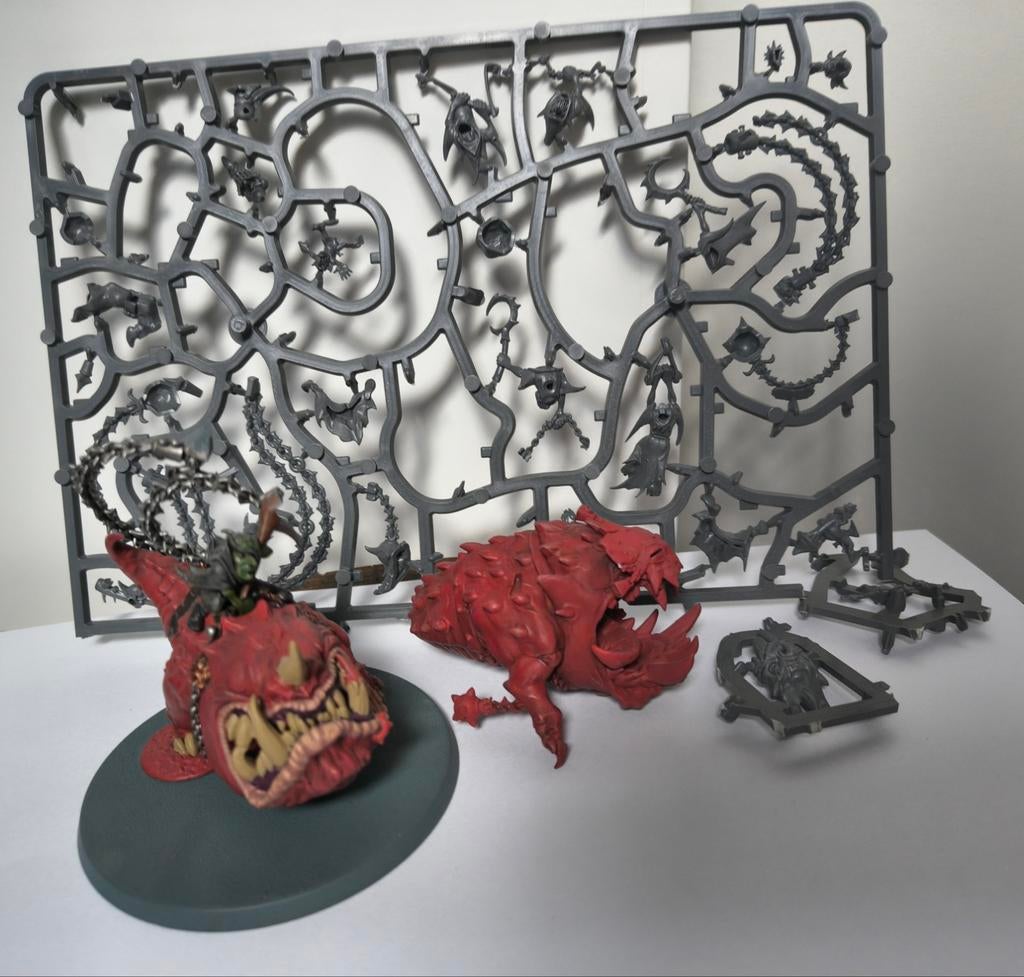 Warhammer AoS: Gloomspite Gitz Mangler Squigs, Hobby en Vrije tijd, Wargaming, Ophalen of Verzenden, Warhammer