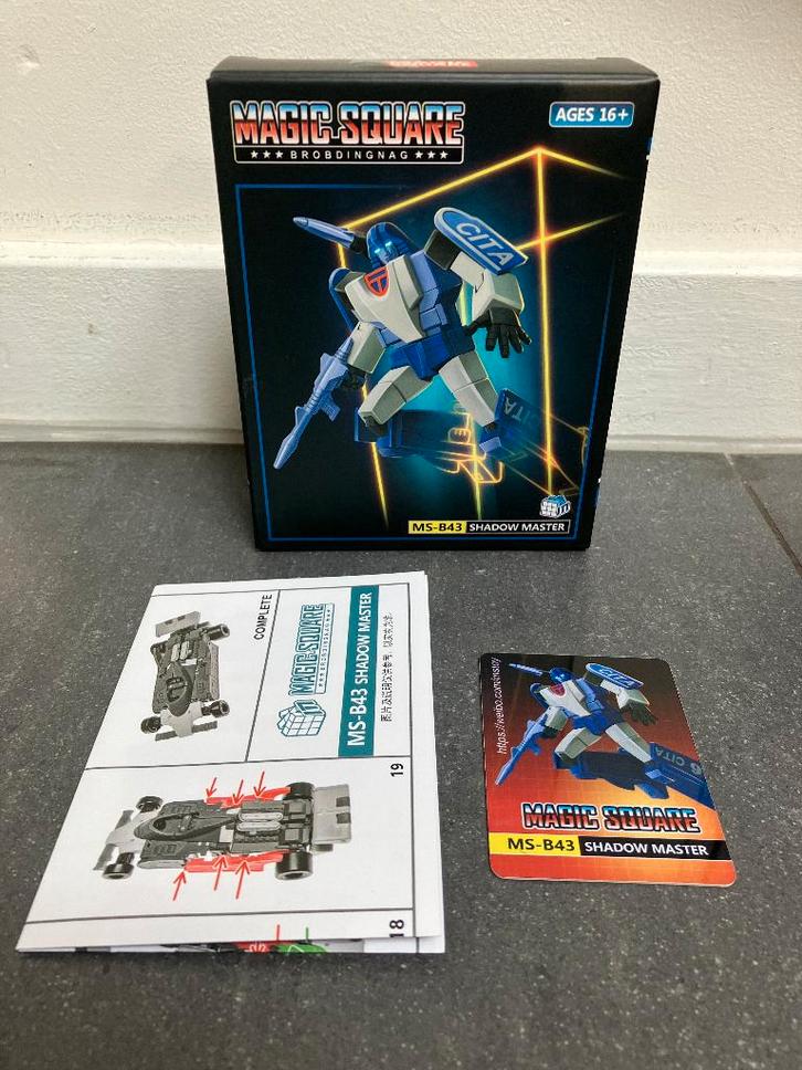 Transformers Magic Square Shadow Master (Mirage), Verzamelen, Transformers, Zo goed als nieuw, G1, Autobots, Ophalen of Verzenden