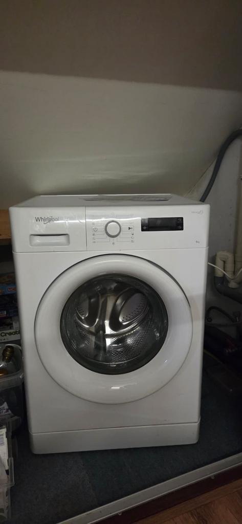 Whirlpool 8 kg wasmachine en Proline condensdroger, Witgoed en Apparatuur, Wasmachines, Gebruikt, Voorlader, 8 tot 10 kg, 85 tot 90 cm