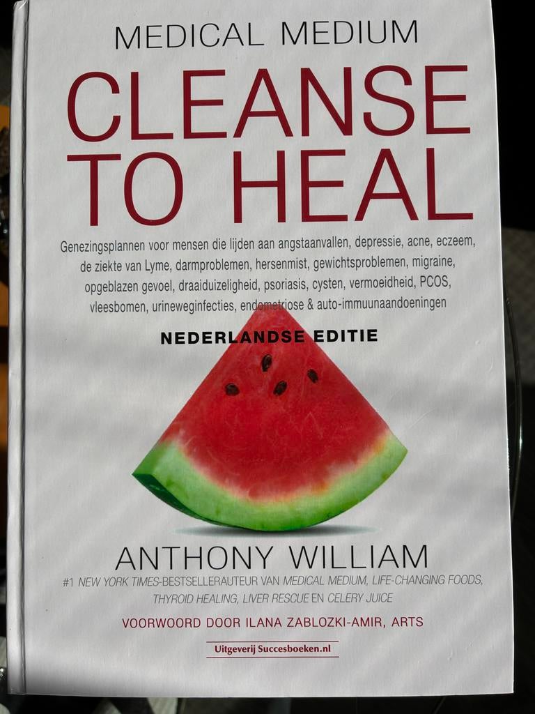 Medical Medium - Cleanse to Heal (Nederlandse editie), Ophalen of Verzenden, Zo goed als nieuw, Gezondheid en Conditie