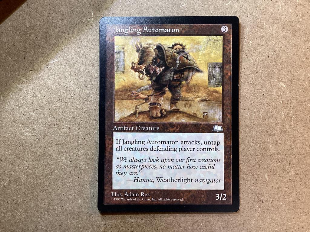 1x Jangling Automaton (Excellent), Ophalen of Verzenden, Zo goed als nieuw, Losse kaart