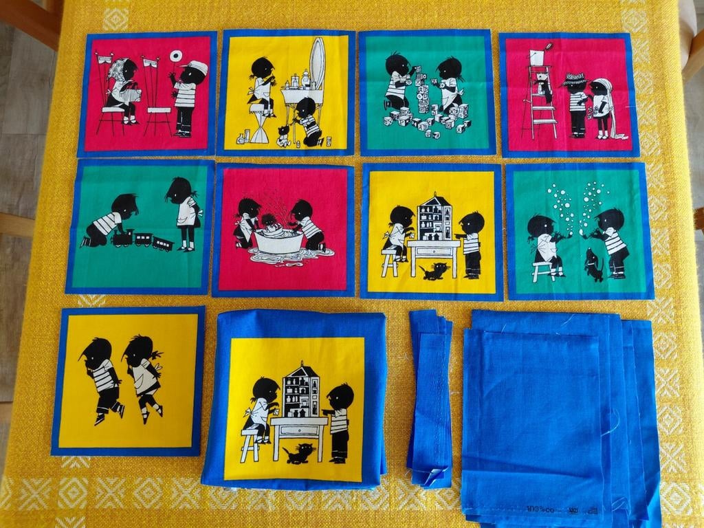 Bijzondere Quilt-lapjes met Jip en Janneke., Hobby en Vrije tijd, Stoffen en Lappen, Nieuw, Katoen, 30 tot 120 cm, 30 tot 200 cm