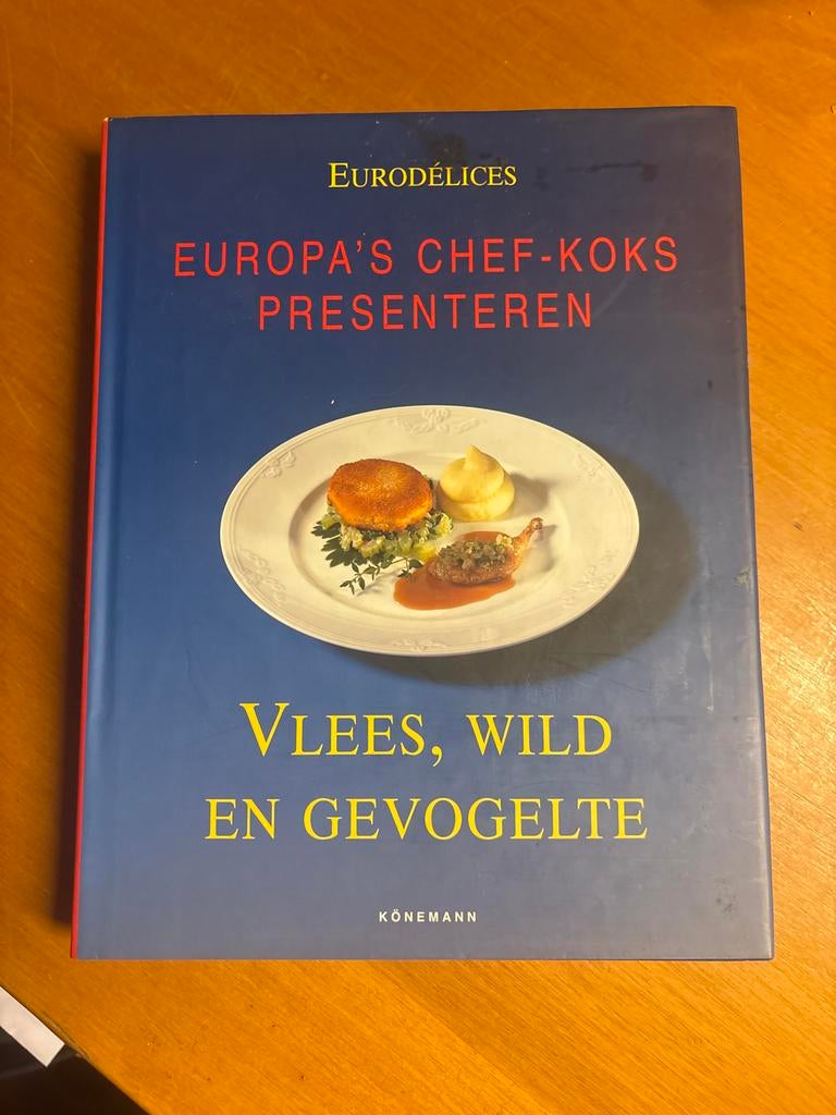 Eurodélices: Vlees, Wild en Gevogelte Kookboek, Ophalen of Verzenden, Zo goed als nieuw, Europa, Hoofdgerechten