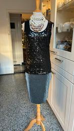 NIEUW Zwart stretch instap-rokje met subtiele glitter mt 38, Maat 38/40 (M), Zwart, Nieuw, Ophalen of Verzenden