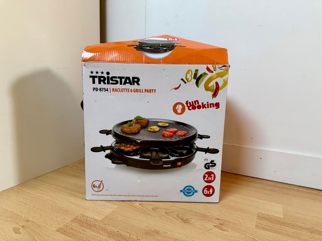 TRISTAR GOURMET 5 PANNETJES, Witgoed en Apparatuur, Gourmetstellen, Ophalen of Verzenden, Zo goed als nieuw, 4 t/m 7 personen