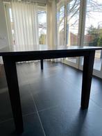 Mooie donkere eettafel , eikenhout, Ophalen, 100 tot 150 cm, Eikenhout, 200 cm of meer