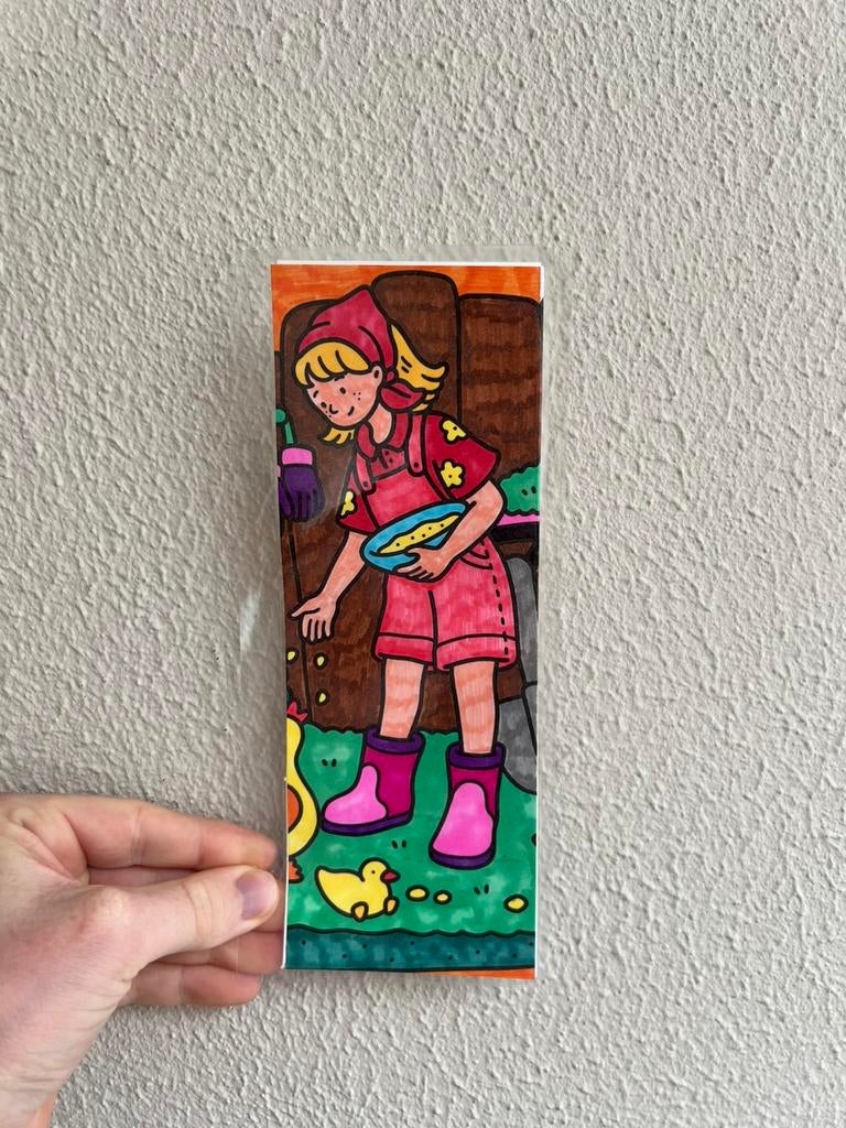 Handgemaakte geplastificeerde boekenlegger, Verzenden, Nieuw, Overige onderwerpen