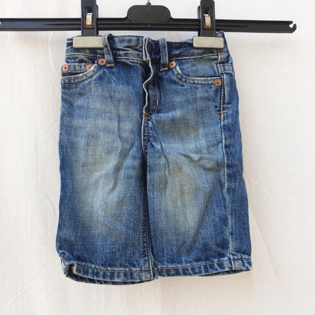 Leuk spijkerbroekje, elastieken taille, mt 62. Merk Ralph, Kinderen en Baby's, Babykleding | Maat 62, Meisje, ., Jurkje of Rokje