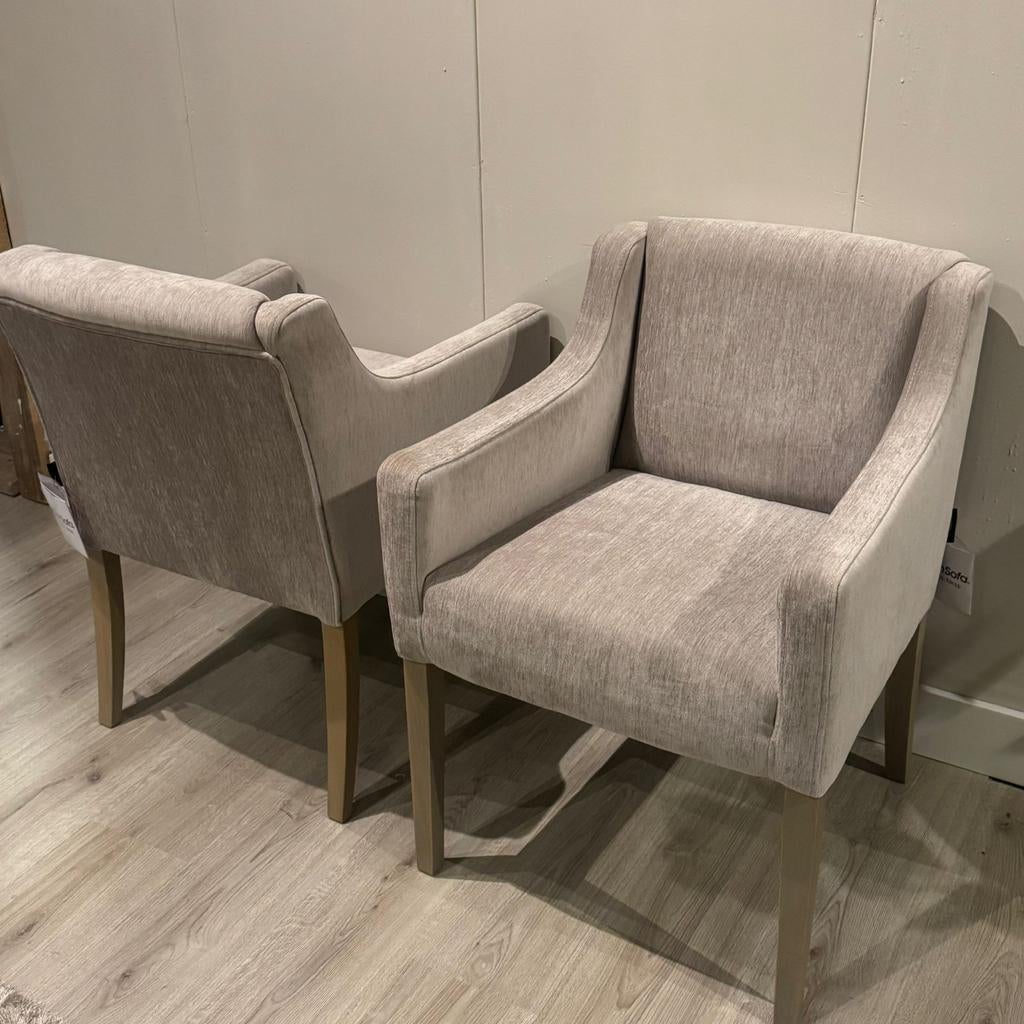 UrbanSofa sale Raven eetkamerstoelen 6, Huis en Inrichting, Stoelen, Ophalen, Stof