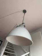 Grote industriële hanglamp - Grijs - 50 cm hoog, Ophalen, Gebruikt, Metaal, Minder dan 50 cm