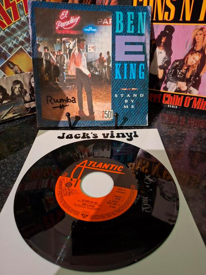 Ben E. King - Stand By Me (Single Vinyl) 1987, Cd's en Dvd's, Vinyl | Pop, Gebruikt, 1980 tot 2000, Overige formaten, Ophalen of Verzenden