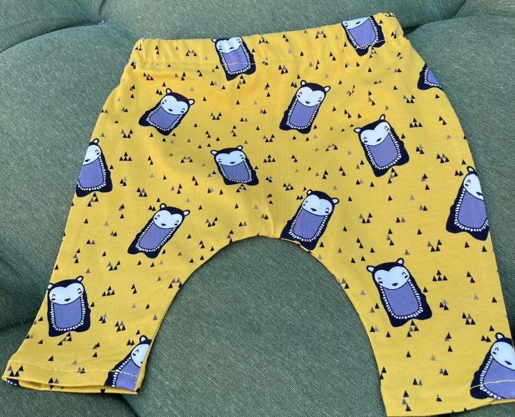 Baby harem broek geel maat 56 handmade NiEUW, Kinderen en Baby's, Babykleding | Maat 56, Verzenden, Nieuw, Jongetje of Meisje