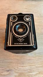 Vintage Agfa Synchro Box camera - Made in Germany, Audio, Tv en Foto, Fotocamera's Analoog, Ophalen, Gebruikt, Compact, Overige Merken