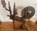 Prachtig decoratief spinnenwiel, Ophalen, Niet werkend, Spinnewiel