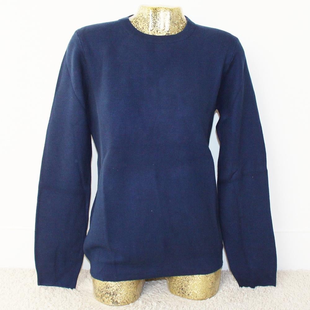Mooie COS Trui 100% Katoen - 98 (S) € 125,-, Kleding | Dames, Truien en Vesten, Blauw, Ophalen of Verzenden, Zo goed als nieuw