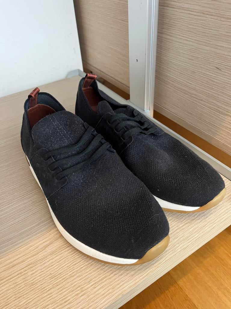 Loro Piana 360LP flexy walk schoenen, Zwart, Ophalen of Verzenden, Zo goed als nieuw, Veterschoenen