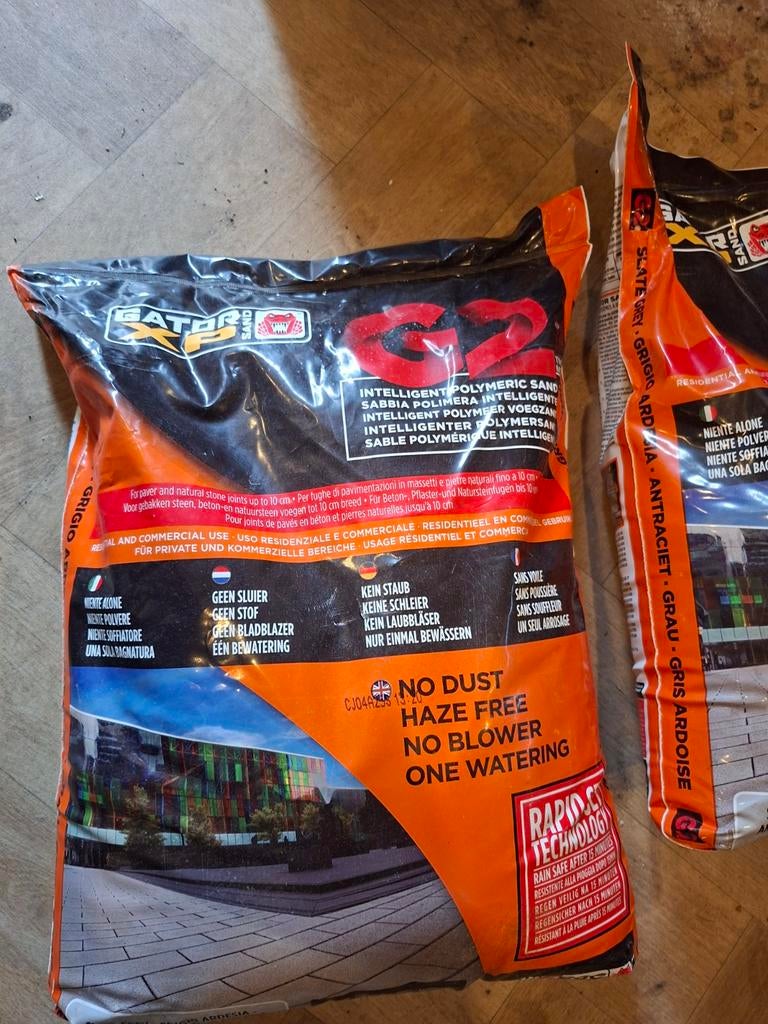 2x 20kg Gator XP zand antraciet, Ophalen, Nieuw