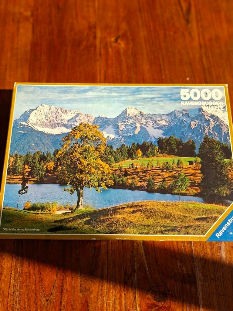 Ravensburger puzzel 5000 stukjes berglandschap, Hobby en Vrije tijd, Denksport en Puzzels, Ophalen of Verzenden