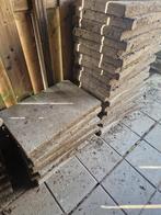 Gratis Tuintegels 40x60, 30x30 en 20x20, ongeveer 30m2, Ophalen, Gebruikt, Beton, Terrastegels