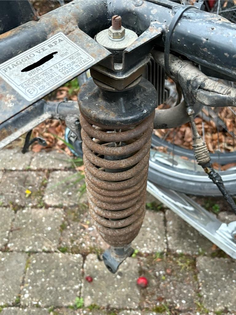 Piaggio Hexagon schokdemper/achterveer, Ophalen of Verzenden