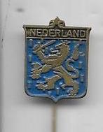 NEDERLAND WAPEN LOGO SPELD, Ophalen of Verzenden, Gebruikt, Stad of Land, Speldje of Pin