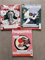 3 Happinez tijdschriften - Gelezen, in goede staat, Ophalen of Verzenden, Gelezen, Lichaam en Geest