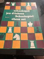 Schaakspel Papita met Staunton stukken, Een of twee spelers, Ophalen of Verzenden, Gebruikt