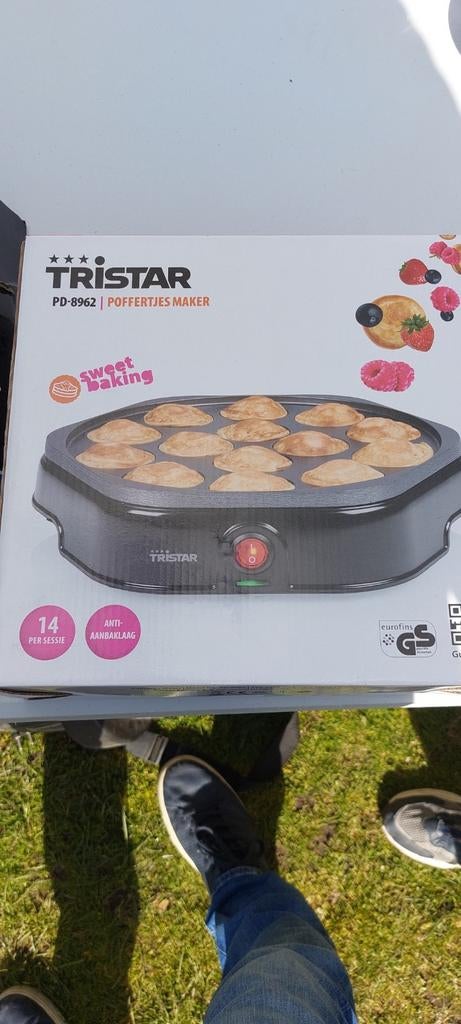 Poffertjespan, Ophalen