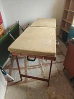 Ouderwets houten Massage tafel inklapbaar, Ophalen, Gebruikt, Klassiek / Vintage, 75 cm of meer