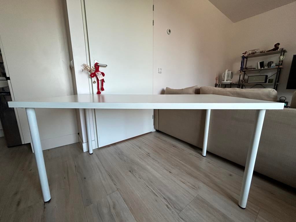 IKEA LINNMON Tafel 150x75cm - Goede staat, Huis en Inrichting, Ophalen, Kunststof, Gebruikt, 50 tot 100 cm