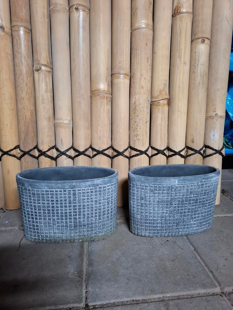 Bloembakken, Ophalen of Verzenden, Rond, Kunststof, Minder dan 30 cm