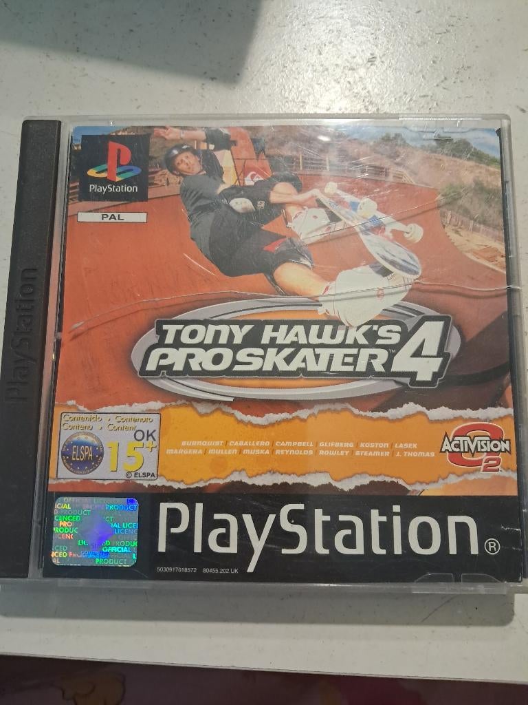 Tony hawk's pro skater 4.  Ps1, Spelcomputers en Games, Games | Sony PlayStation 1, 1 speler, Racen en Vliegen, Ophalen of Verzenden