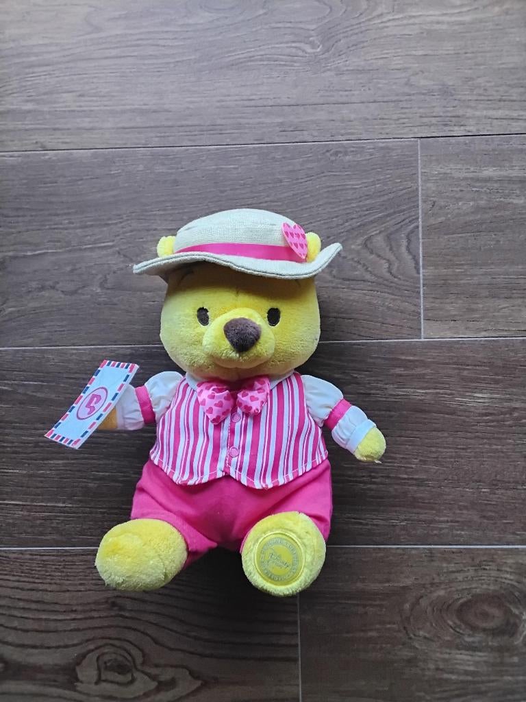 Winnie de Pooh Valentijn Disney, Ophalen of Verzenden, Winnie de Poeh of vrienden, Zo goed als nieuw, Knuffel
