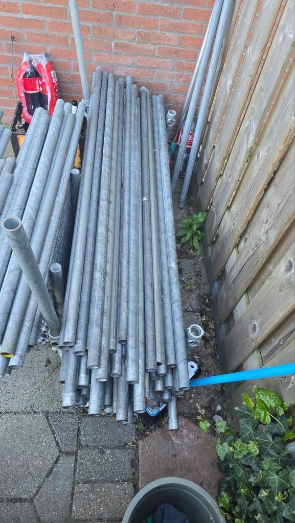 Steigerbuis 33,7 mm staal buis verzinkt, Ophalen, Overige typen, Minder dan 2 meter