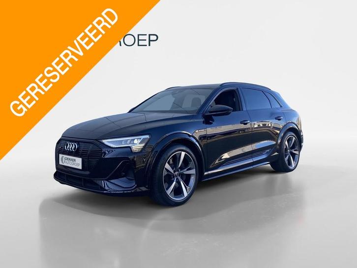 Audi e-tron S Quattro 95 kWh 503 pk S-Line - Volcona lederen, Auto's, Audi, Bedrijf, Te koop, e-tron, 360° camera, 4x4, ABS, Adaptive Cruise Control