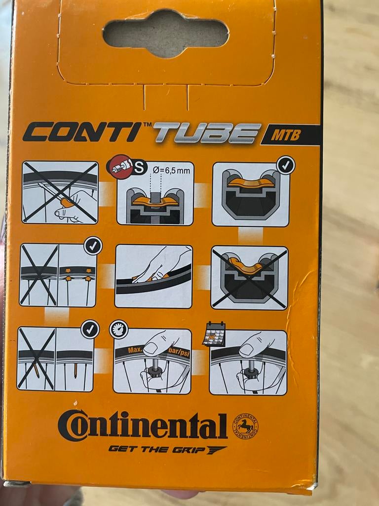 Continental MTB Binnenband 29 inch - Nieuw, Fietsen en Brommers, Fietsonderdelen, Ophalen of Verzenden, Nieuw, Mountainbike, Band