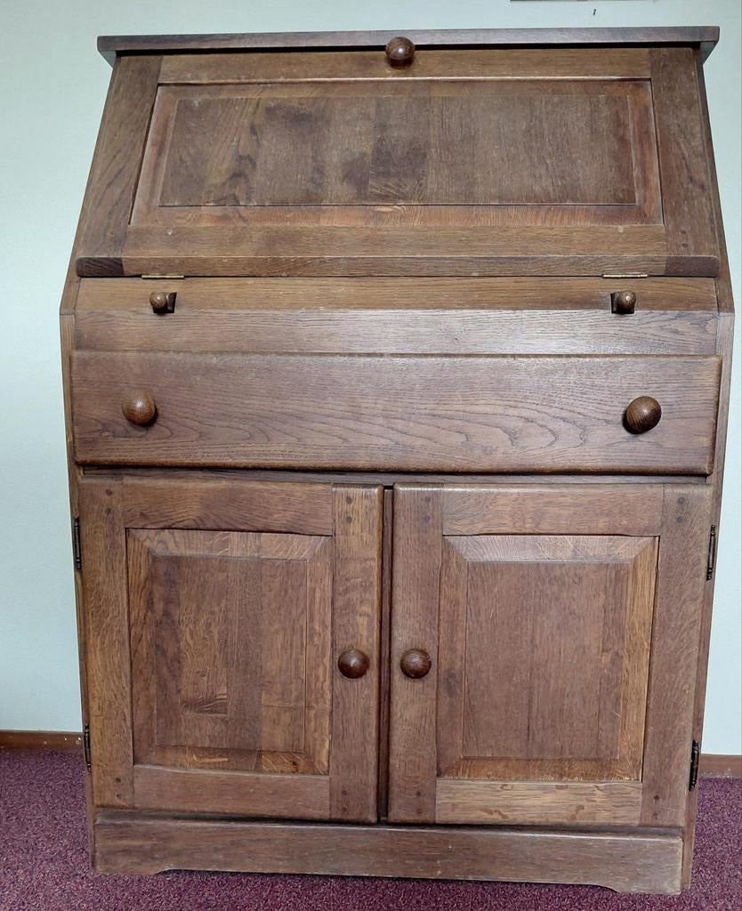 Oude houten secretaire, Ophalen