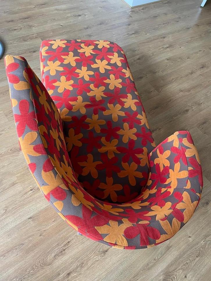 Bloemensofa hip Amsterdam, Huis en Inrichting, Banken | Sofa's en Chaises Longues, Zo goed als nieuw, Eenpersoons, 150 tot 200 cm