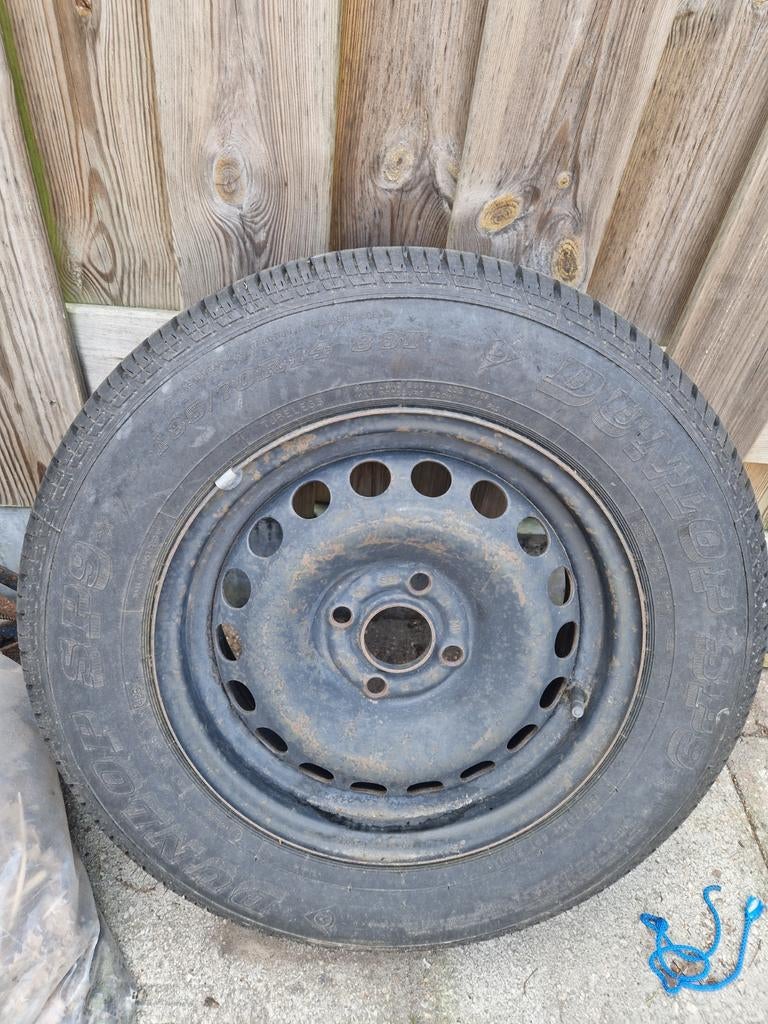 Velg met band 185/70R14, Auto-onderdelen, Banden en Velgen, Ophalen
