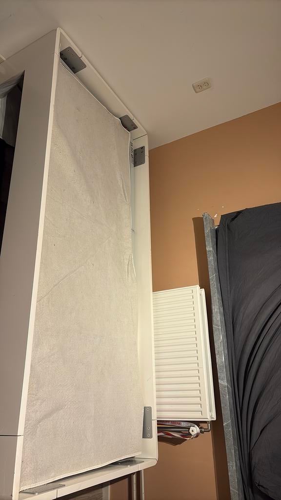 1 persoons bed, Huis en Inrichting, Slaapkamer | Bedden, Ophalen, 90 cm, Eenpersoons, Wit