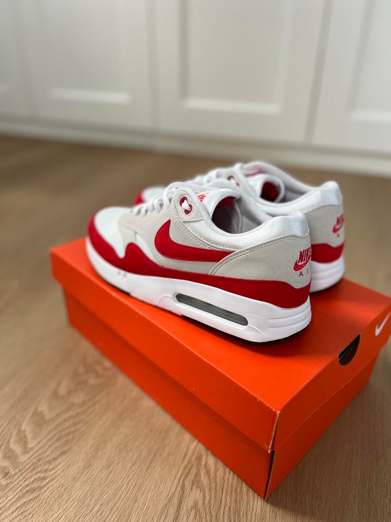 Nike Air Max 1 '86 OG Big Bubble - Rood/Wit, Kleding | Heren, Schoenen, Wit, Nike, Nieuw, Ophalen of Verzenden