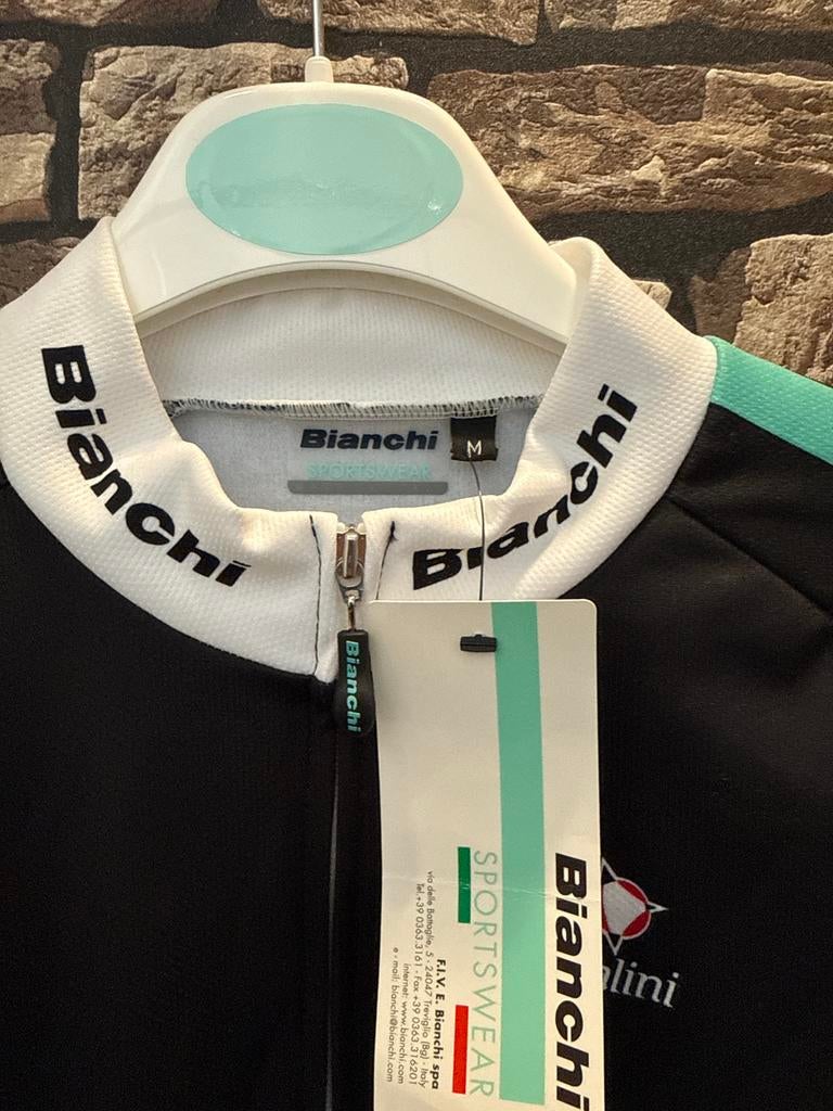 Bianchi Longsleeve Fietsshirt Maat M - Nieuw, Fietsen en Brommers, Fietsaccessoires | Fietskleding, Nvt, Nvt, Bovenkleding, Heren