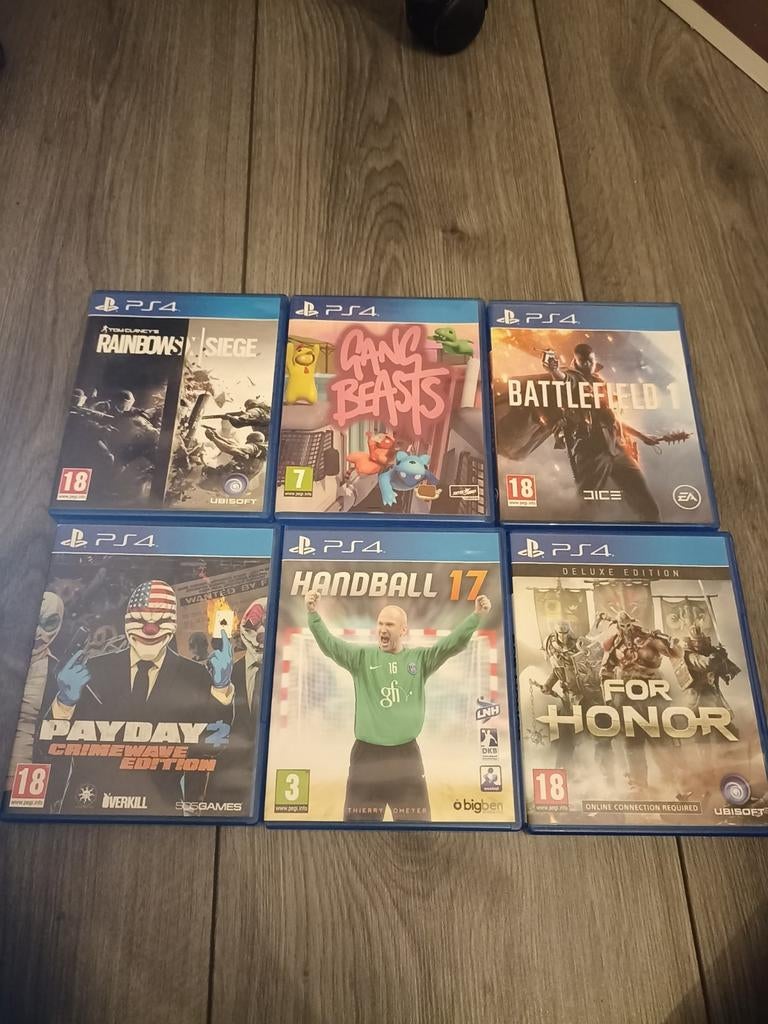 PS4 games: Rainbow Six Siege, Gang Beasts, Battlefield 1, Spelcomputers en Games, 1 speler, Ophalen of Verzenden, Shooter, Vanaf 18 jaar