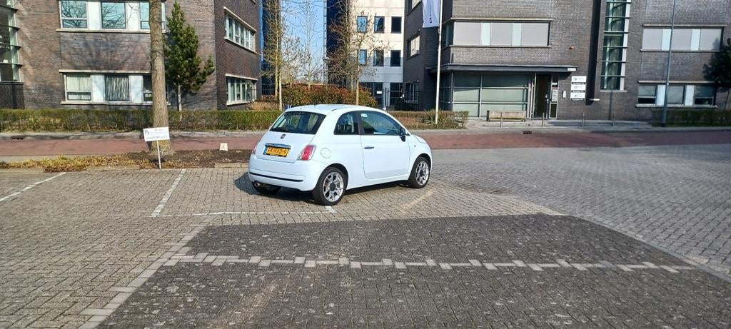 Lichtblauwe Fiat 500 1.2 Super zuinig  Goed onderhouden, Particulier, Te koop